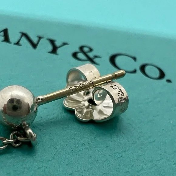 Tiffany & Co. Hardwear Ball Drop Earrings Sterling Silver - Picture 5 of 7